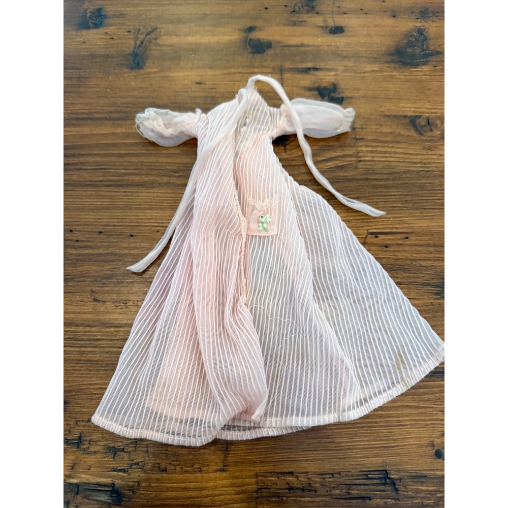 Vintage Barbie Pink 965 Nighty Negligee Robe Only